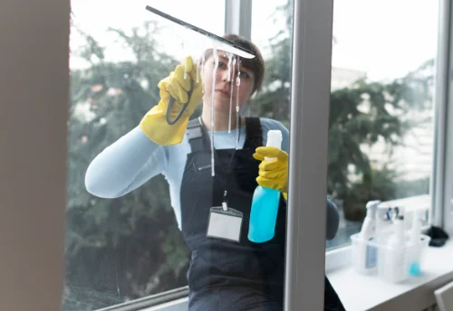 Nettoyage de vitres intérieures et extérieures à Rouillé